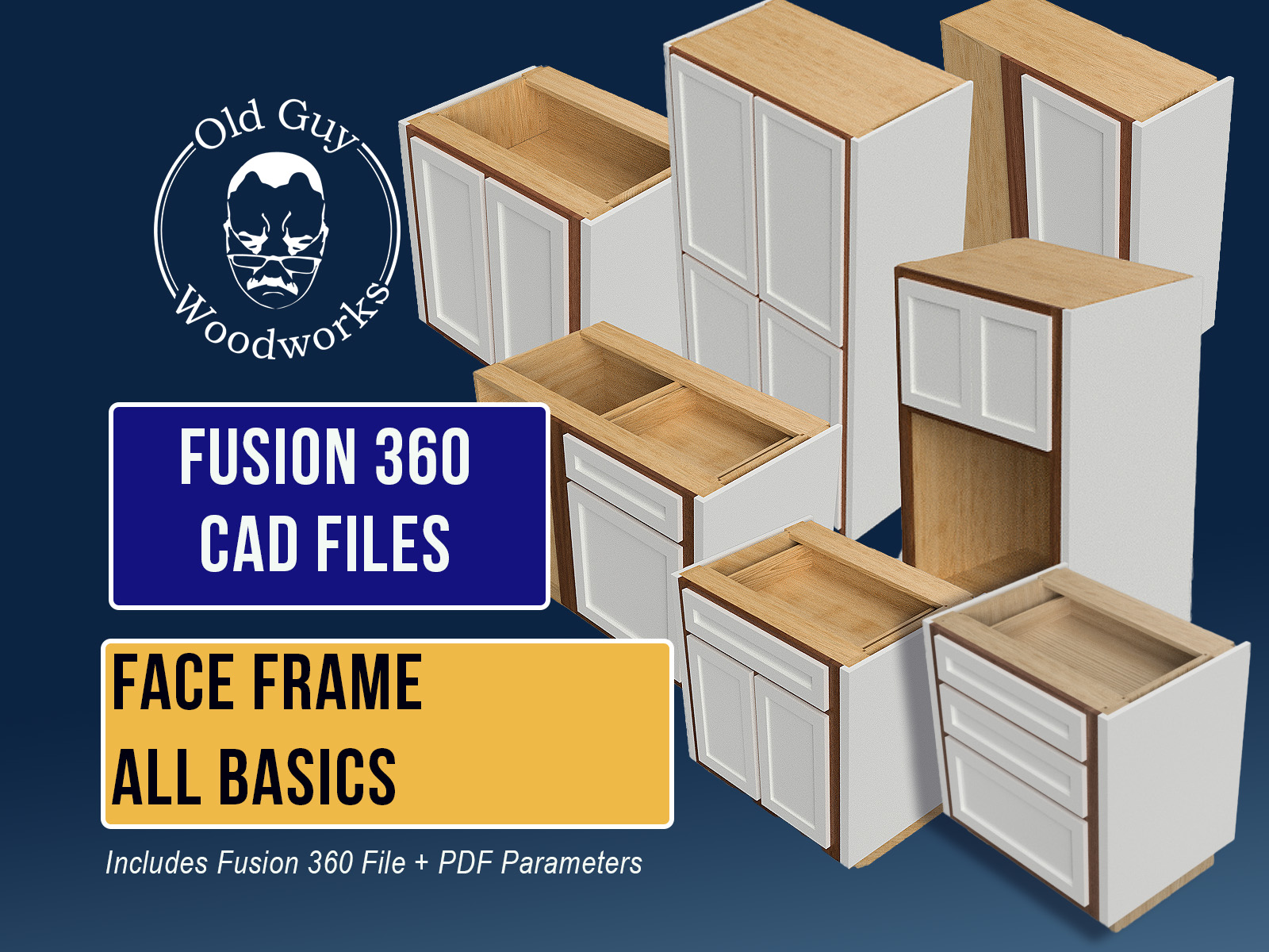 Face Frame Cabinet CAD Core Pack